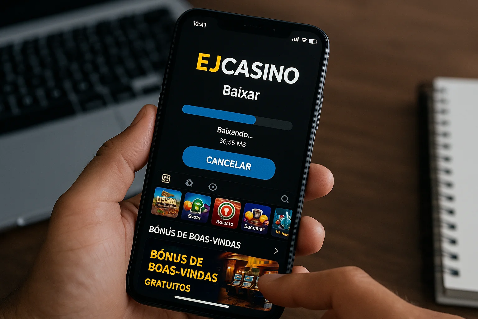 Baixar o EJCASINO Cassino App