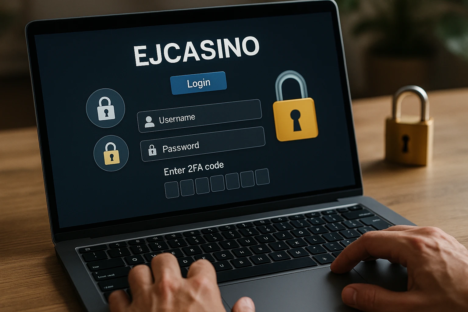 Criar uma nova Conta no plataforma EJCASINO