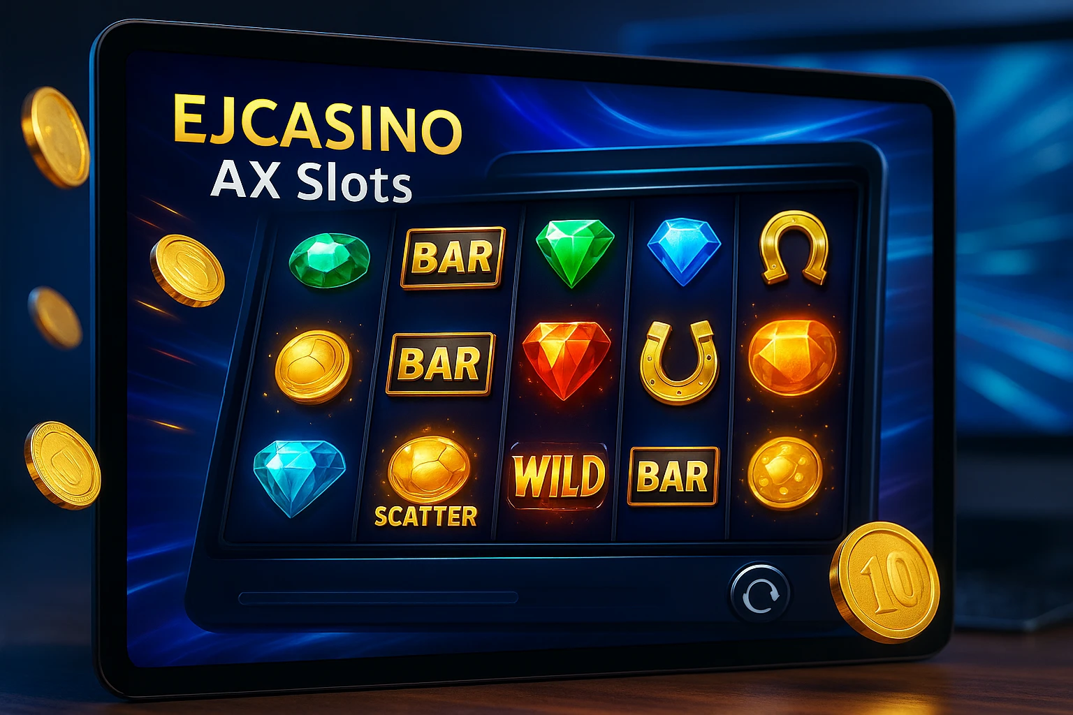 Explore o mundo das slot machines no EJCASINO Casino
